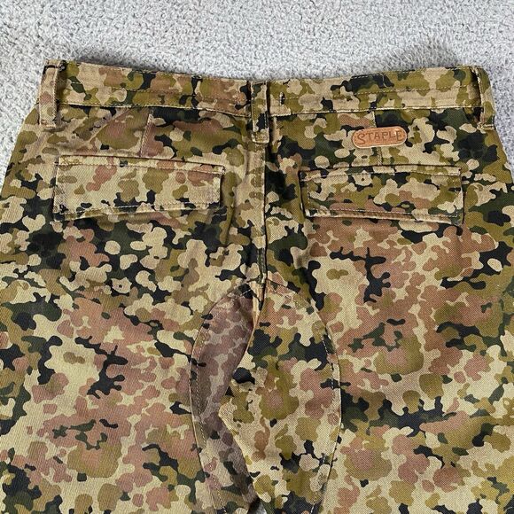 Staple Pigeon Jeans Mens 32 (33x31) Brown Tan Camo Slim Straight Streetwear - Picture 5 of 10